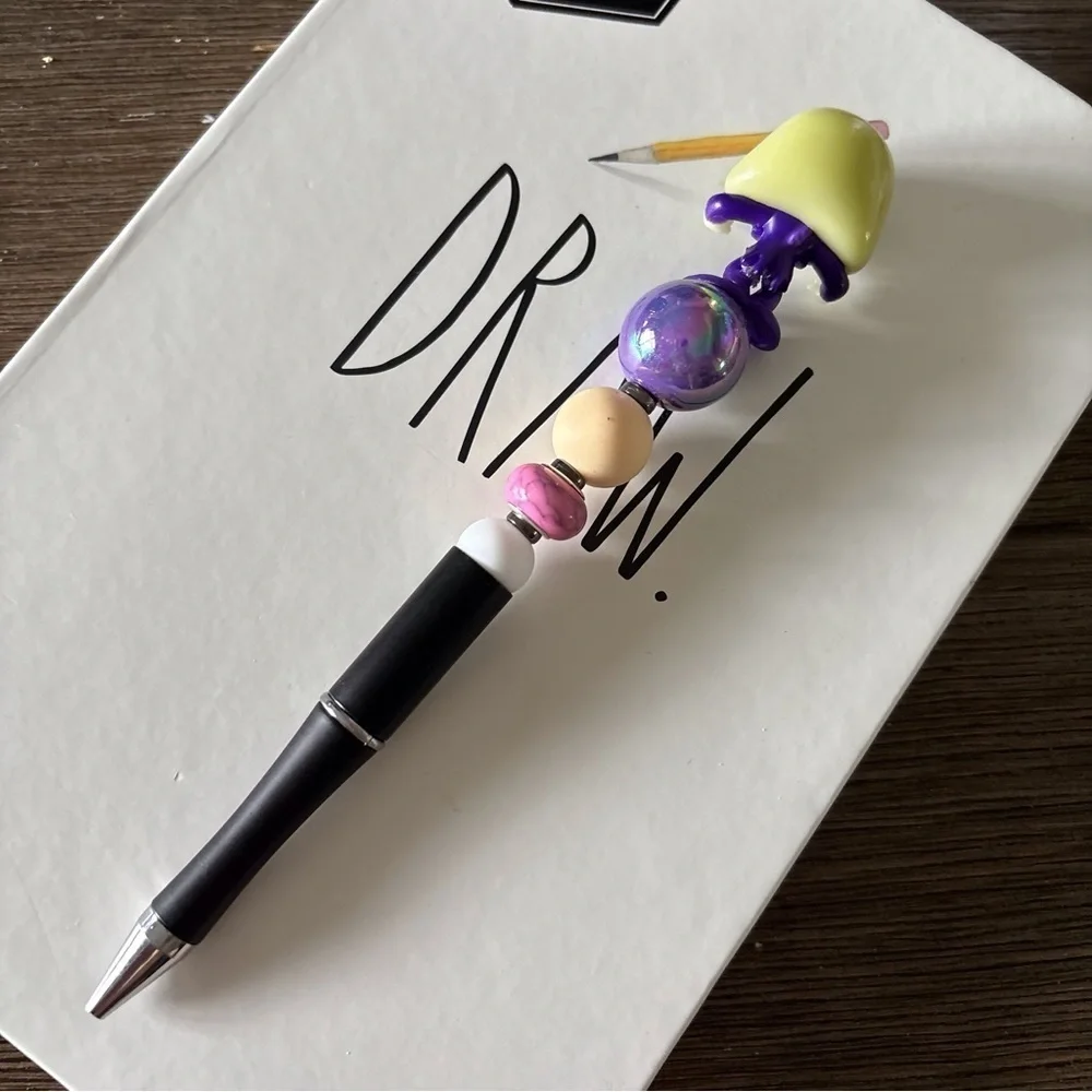 Disney doorables: Nightmare Before Christmas: Jack Skellington handmade bead pen
